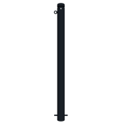 Ornamental bollard | Series 482B | � 82 mm | stationary, for casting in concretewith ground anchor, total length approx. 1300 mm | without lock | with 1 eyelet